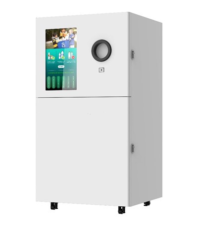 Plastový recyklujte reverzný predajný automat